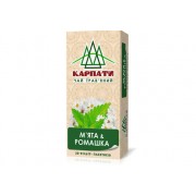 Чай "Карпати" 20ф/п*1.25г трав. "М"ята та Ромашка" 20шт.ящ.